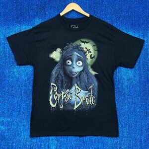 Tim Burton Corpse Bride “Emily” Graphic T-Shirt Size L